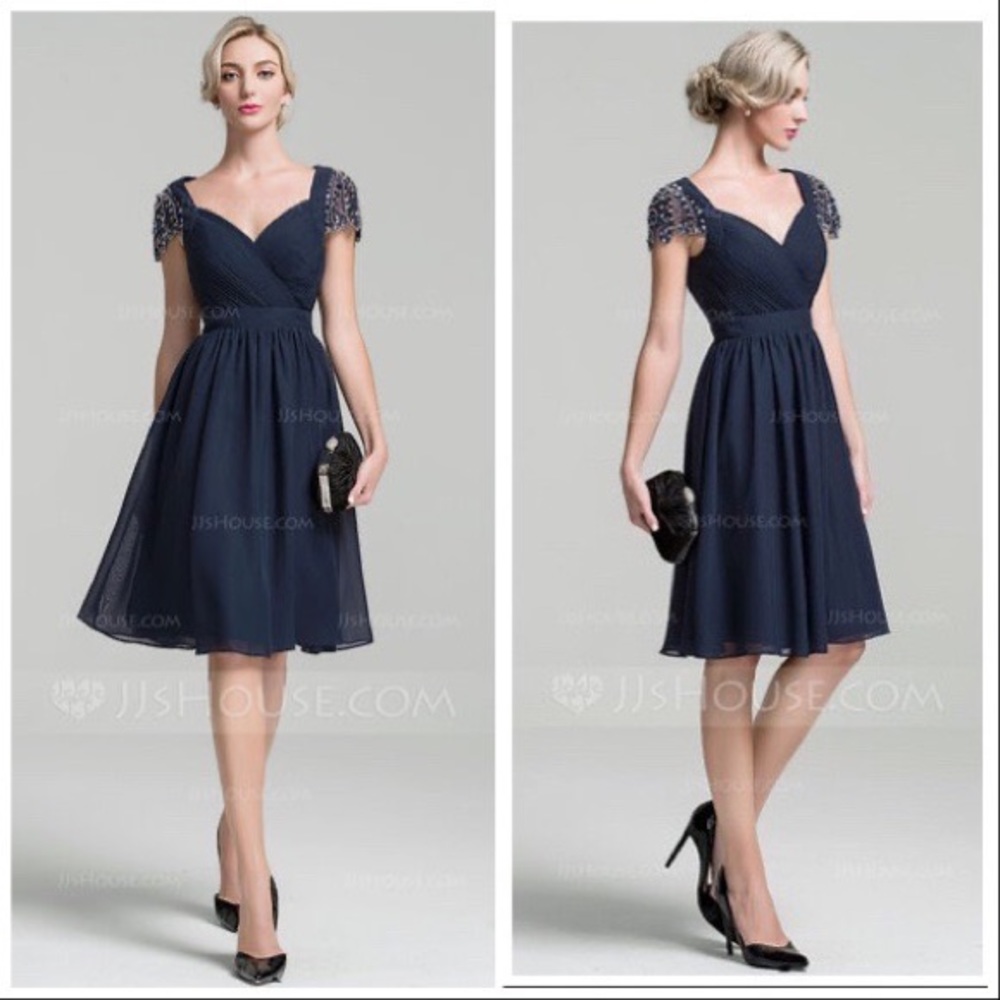 JJ’s House Dark Navy Cocktail Dress